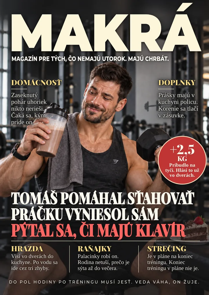 Titulka časopisu pre fitnesáka