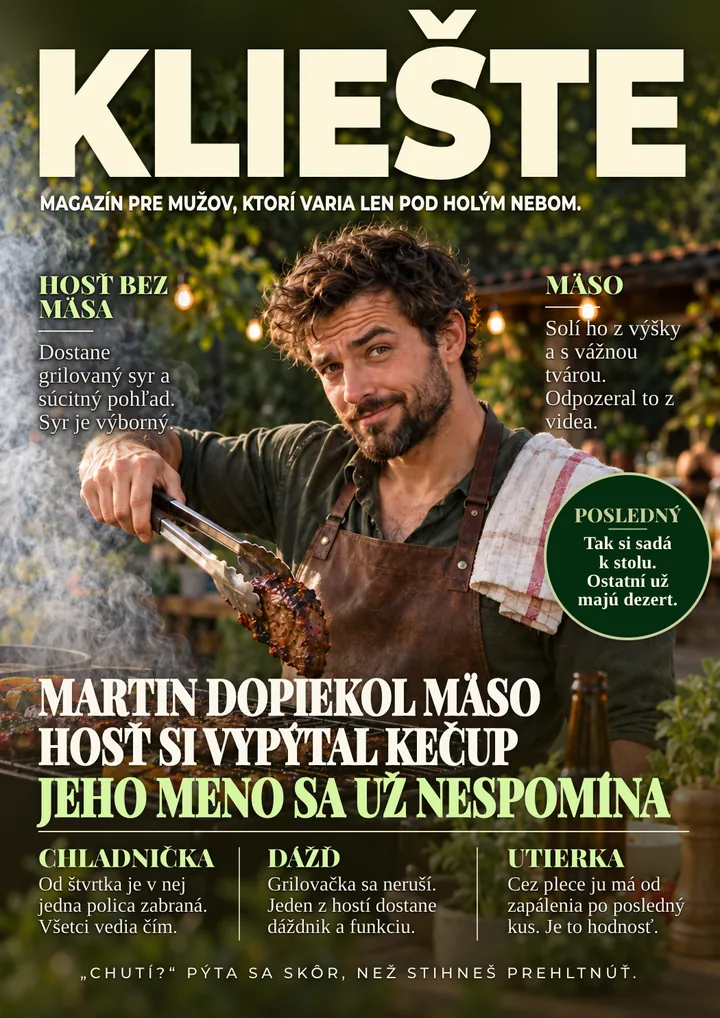 Titulka časopisu pre grilmajstra