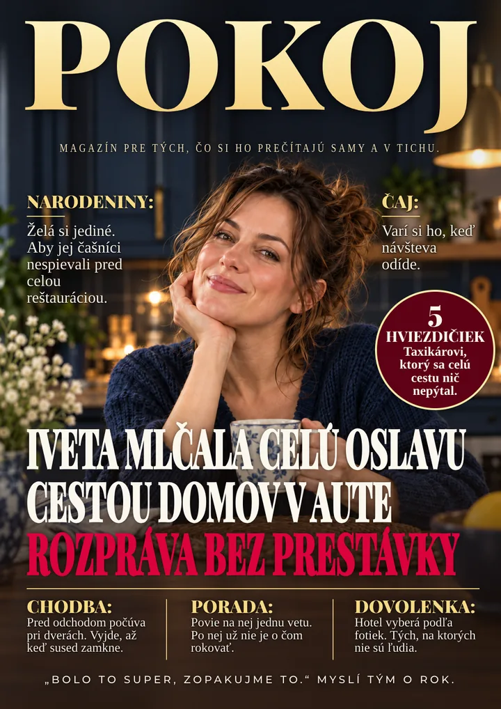 Titulka časopisu pre introvertku
