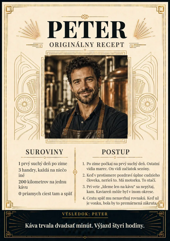 Recept na osobnosť pre motorkára