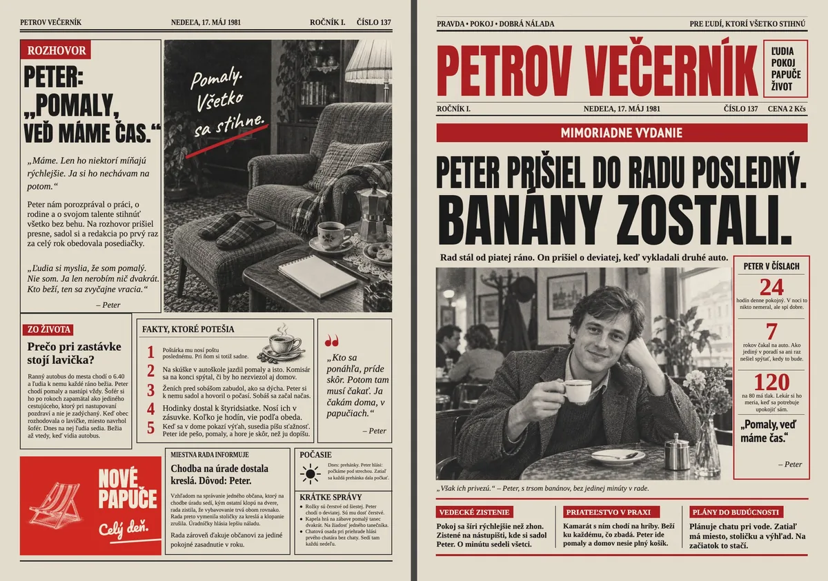 Retro noviny pre pohodára