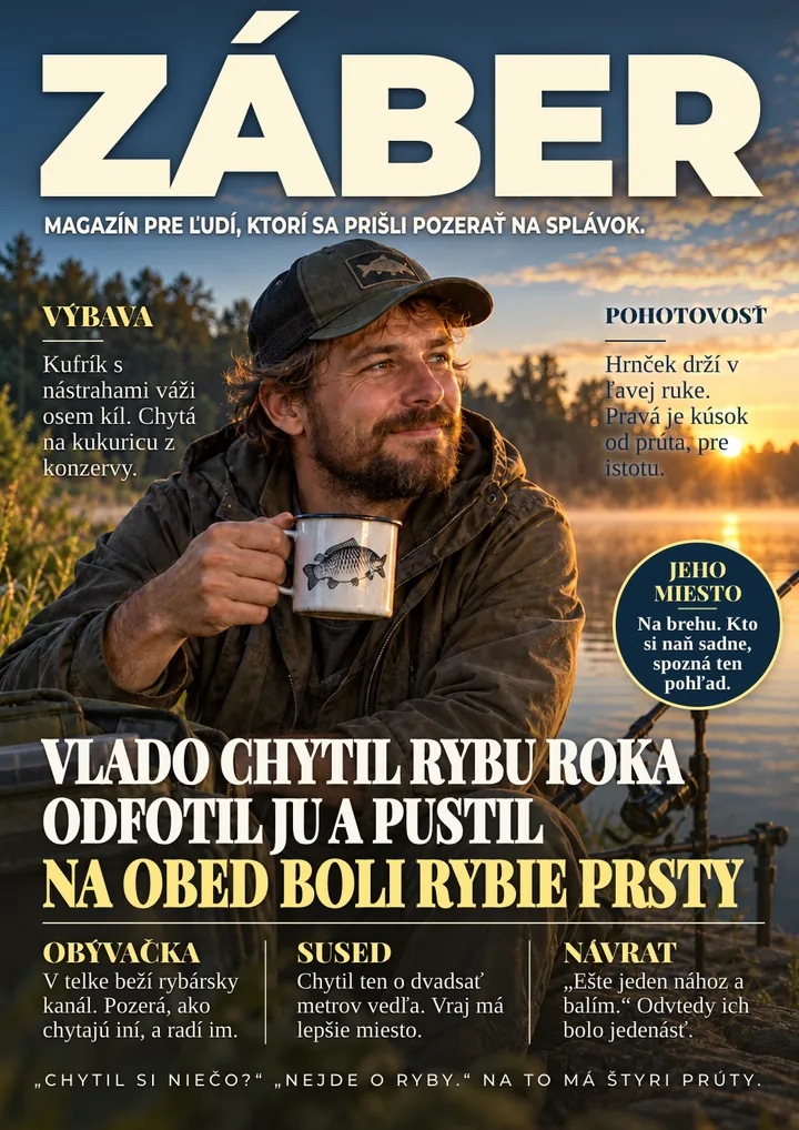 Titulka časopisu pre rybára