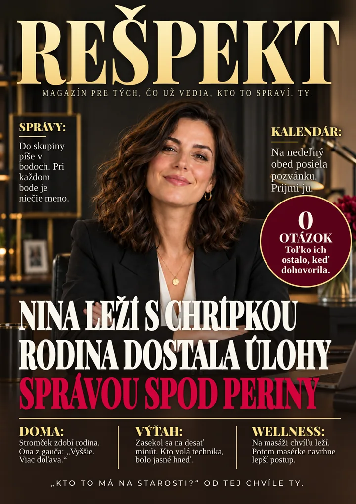 Titulka časopisu pre rodenú šéfku