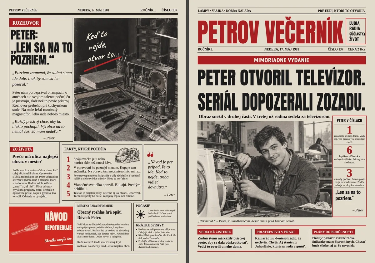 Retro noviny pre technického experta