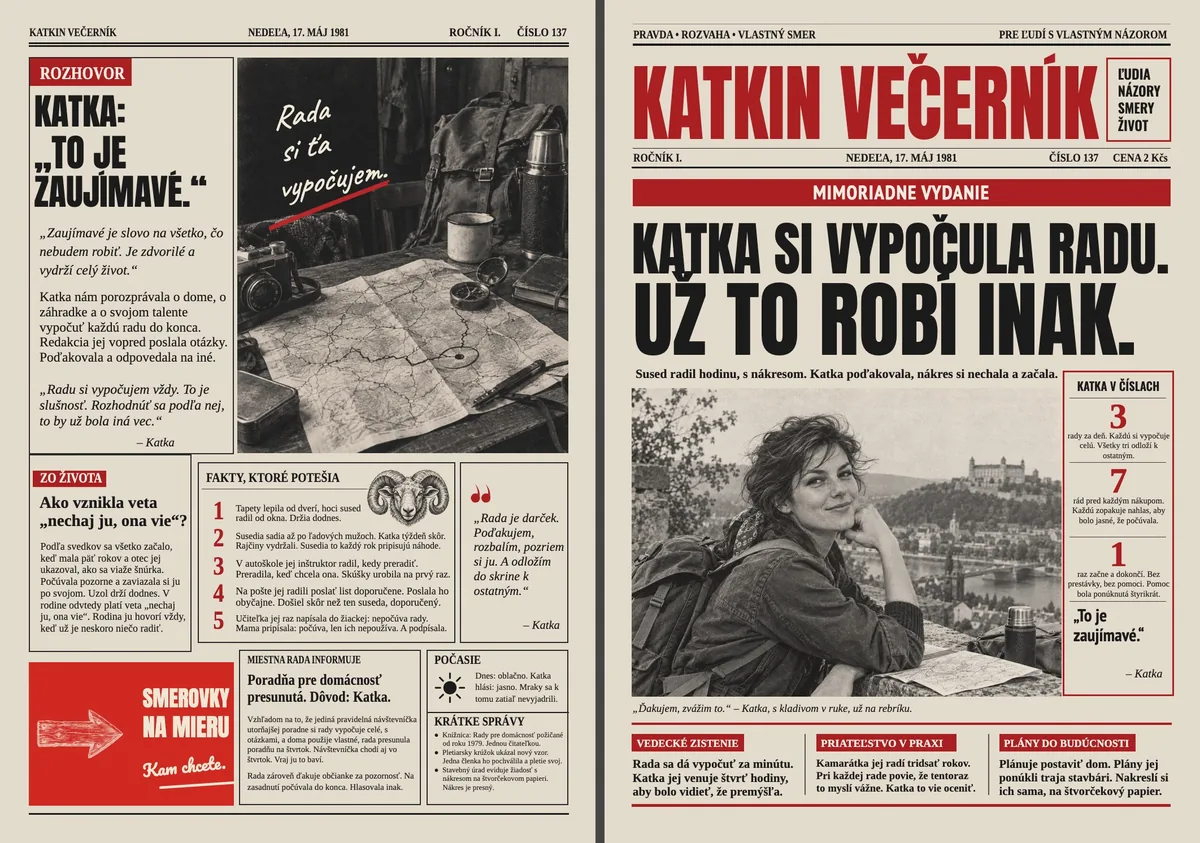 Retro noviny pre tvrdú hlavu