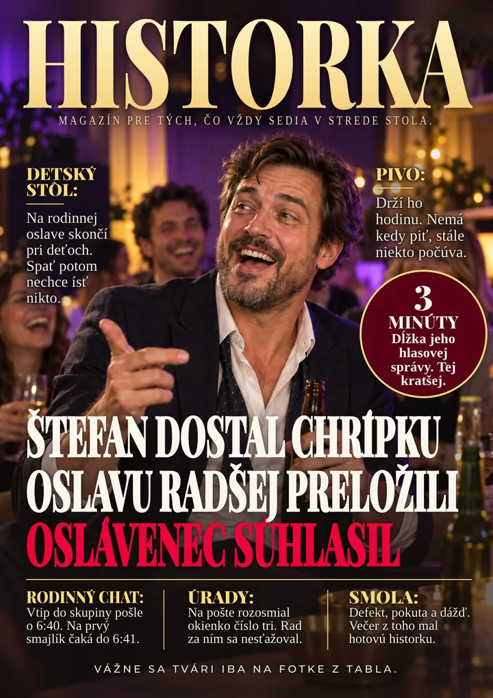 Titulka časopisu pre zabávača