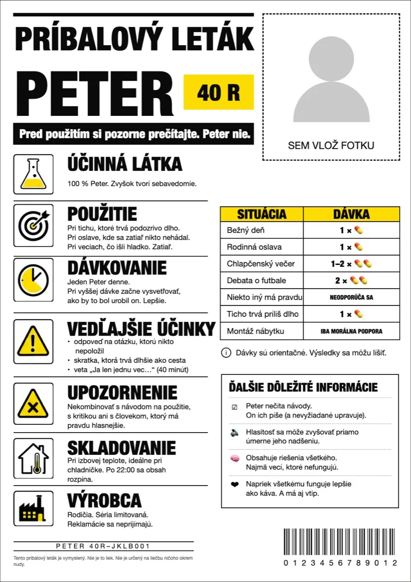 Príbalový leták